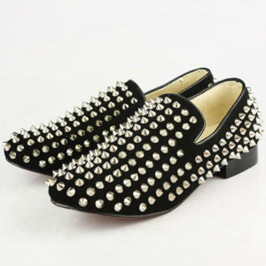 Loubotin studded slippers